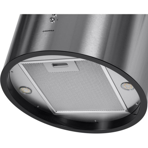 ВЫТЯЖКА MAUNFELD LEE SIDE (C) 39 INOX/ Цилиндрическая настенная вытяжка, 1000 м3/ч, 52 дБ, кнопочное управление, 3 скорости, нерж.