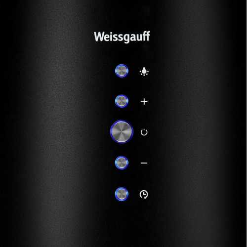 Вытяжка каминная Weissgauff Tubus 1406 Island черный управление: кнопочное (1 мотор)