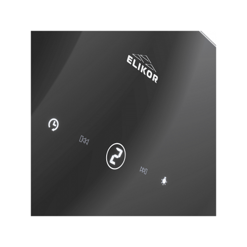 GOOD, Кухонная вытяжка ELIKOR КВ WAVE 50 BK, наклонная, 50 см, 750 м3/ч, черный