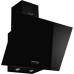 Наклонная вытяжка MONSHER/ Настенная наклонная вытяжка, ширина 50 см, отвод/рециркуляция, 700 м3/час, механическое кнопочное управление, 3 скорости, светодиодное освещение 2*1 Вт, металлические жироулавливающие фильтры, угольный фильтр KM 101 (опция), цве