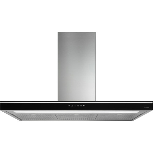 Вытяжка FALMEC LUCE GLASS BLACK 90, 90 см, Т-образная, сенсорное управление, неоновое освещение, 4 скорости, отвод/циркуляция, режим 24 часа, максимальная производительность 800 м3/ч, угольный фильтр в комплекте, возможность работы с внешним мотором, цвет