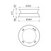 Вытяжка FALMEC DAMA IS.60 Copper, серия Circle.Tech, подвесная, 60 см, электронное управление, светодиодное освещение, периметральное всасывание, технология горизонтальной фильтрации, 4 скорости, рециркуляция, макс. Производительность 600 м3/ч, угольный ф