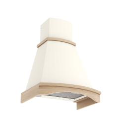 GOOD, Кухонная вытяжка ELIKOR Ротонда 60П-1000-П3Д бежевый/дуб неокр