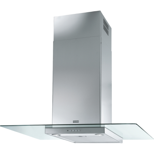 Вытяжка Franke/ BEST, Вытяжка Franke FGL 925 XS NP, настенная, Т-образная, 90 см, LED освещение, 3 скорости + интенсивный режим, 700 м3/ч, энергоэффективность B, цвет нержавеющая сталь + стекло