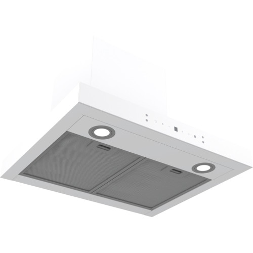 Наклонная вытяжка MIDEA/ MDK/Т-образная вытяжка MIDEA, ширина 60 см, сенсорное управление, производительность 900 м3/ч, LED освещение, 4 скорости цвет белый