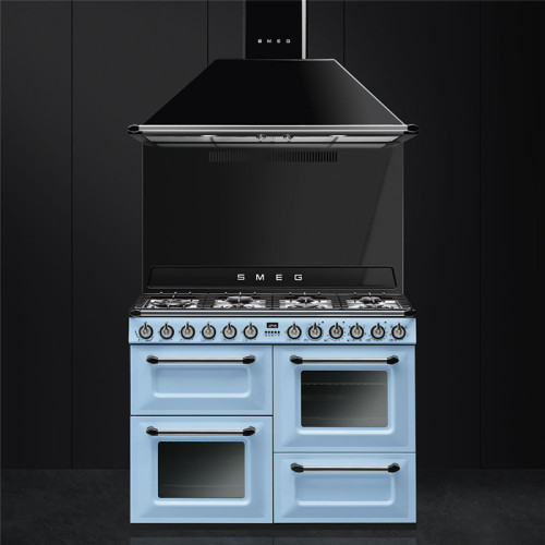Вытяжки SMEG/ Victoria, вытяжка настенная, 110 см, черная