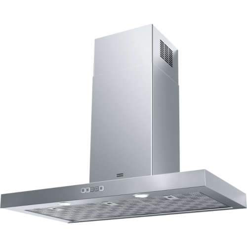 Вытяжка Franke/ BEST, Вытяжка Franke TALE 915 W XS, настенная, Т-образная, 90 см, LED освещение, 3 скорости + интенсивный режим, 780 м3/ч, энергоэффективность А++, цвет нержавеющая сталь