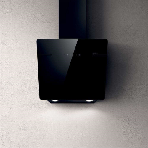 Вытяжки ELICA LESSENZA BL/A/60-PRF0117403A Пристенная наклонная, 60 см, 1200 куб.м., сенсорное управление, черное стекло