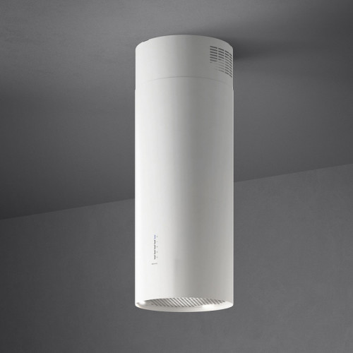 Вытяжка FALMEC POLAR EVO IS WHITE 35, 35 см, островная, потолочная, электронное/кнопочное управление, светодиодное освещение, 4 скорости, отвод/циркуляция, макс. производительность 800 м3/ч, угольный фильтр в комплекте, возможность работы с внешним моторо