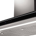 Вытяжка FALMEC LUCE GLASS BLACK 90, 90 см, Т-образная, сенсорное управление, неоновое освещение, 4 скорости, отвод/циркуляция, режим 24 часа, максимальная производительность 800 м3/ч, угольный фильтр в комплекте, возможность работы с внешним мотором, цвет