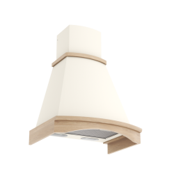 GOOD, Кухонная вытяжка ELIKOR Ротонда 60П-650-П3Л бежевый/дуб неокр.съемное