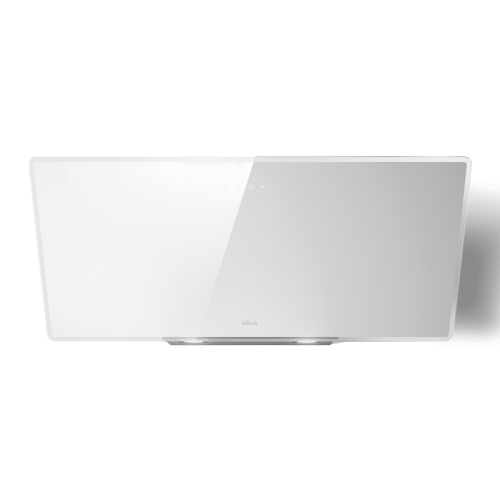 Вытяжки ELICA SHIRE WH/A/90 NO PLUG-PRF0144002A Наклонная, 90см, 1200 м3, сенсорное управление, белое стекло