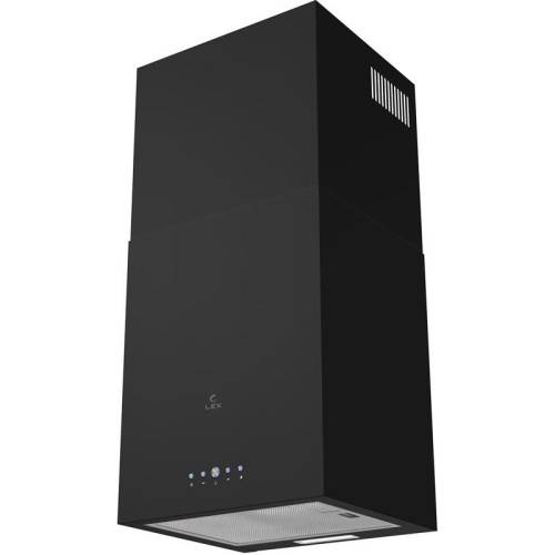 Вытяжка каминная Lex Mono 400 черный управление: кнопочное (1 мотор)