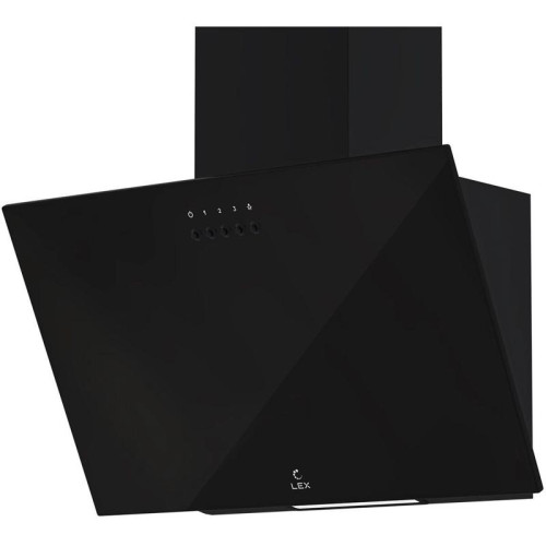 Вытяжка каминная Lex Moza 500 черный управление: кнопочное (1 мотор)