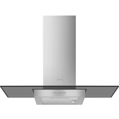 Вытяжка Smeg/ Вытяжка Smeg, настенная, 90 см, 3 скорости, интенсивный режим, электронное кнопочное управление, LED подсветка, 730 м3/ч, энергоэффективность В, максимальынй уровень шума 71 дБ, цвет нержавеющая сталь