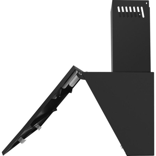 Кухонная вытяжка MAUNFELD BRIDGE 60 black glass black  наклонная, 850 м3/ч, механическое управление, энергоэффективность В, черный