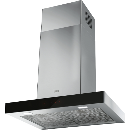 Вытяжка Franke/ BEST, Вытяжка Franke FCR 625 TC BK/XS NG, настенная, Т-образная, 60 см, LED освещение, 3 скорости + интенсивный режим, 750 м3/ч, энергоэффективность А+, цвет нержавеющая сталь