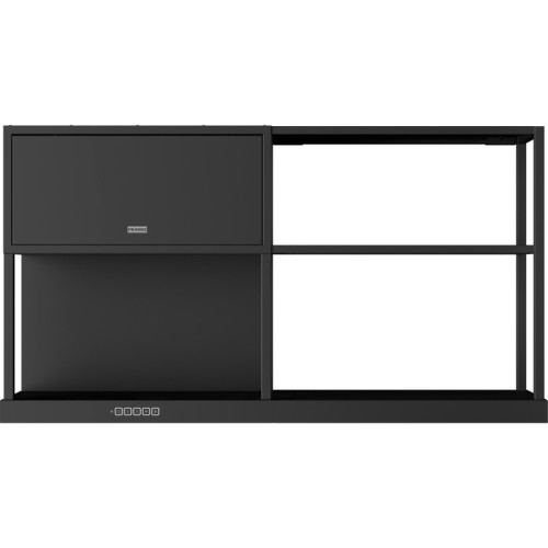 Вытяжка Franke FMA MODULAR F60 BK MATT/ Best, Настенная вытяжка Maris FMA MODULAR F60 BK MT, черный матовый, ширина 600 мм, 1050 м3/ч, сенсорное управление, угольный фильтр в комплекте