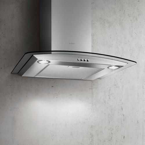 Вытяжка ELICA CIRCUS IX/A/60-68116393A Гнутое стекло, 60см, 700 м3, кнопочное управление, нержавеющая сталь+стекло