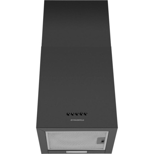 Вытяжка/ Кухонная вытяжка MAUNFELD BOX Push 40 Inox, настенная, механическое управление, 1000 м3/ч, 3 скорости, уровень шума 60 дБ, цвет черный