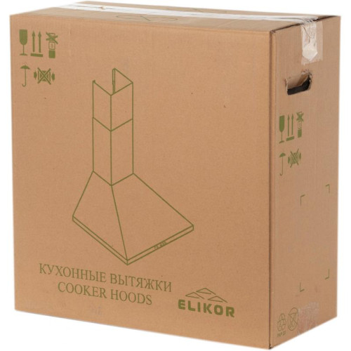 Вытяжка каминная Elikor Оптима 50П-400-П3Л белый управление: ползунковое (1 мотор)