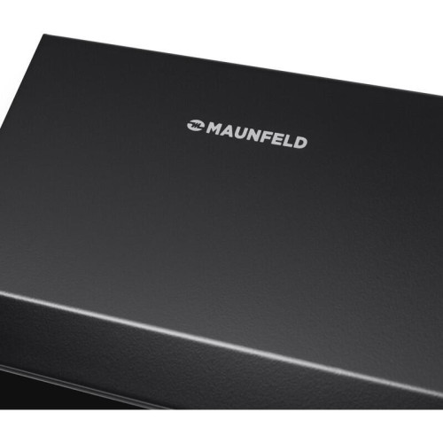 Кухонная вытяжка MAUNFELD BRIDGE 60 black glass black  наклонная, 850 м3/ч, механическое управление, энергоэффективность В, черный