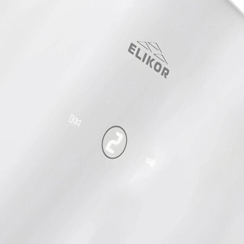 Вытяжки ELIKOR 243076 GOOD, Кухонная вытяжка ELIKOR КВ RISE 60 WH, наклонная, белый, 60 см, 750 м3/ч