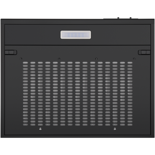 Вытяжка HOMSair HORIZONTAL 50 Black/ подвесная, ползунковое управление, 3 скорости, до 12 м2, 45 дБ, светодиодное LED-освещение, угольный фильтр CF152 (H) 1 шт, 420 м3/ч,  ШхДхВ: 500х465х80 мм,черный