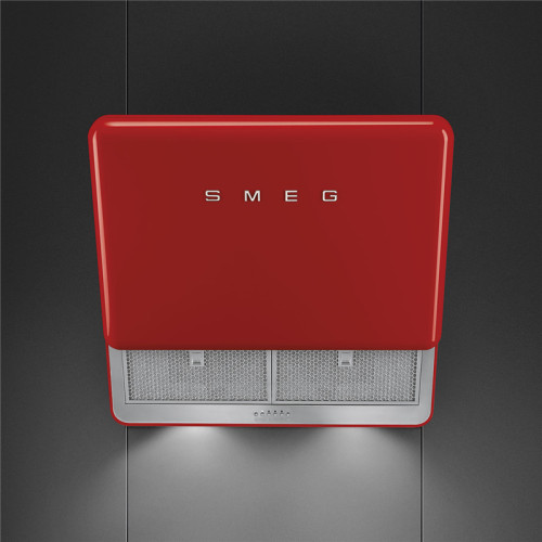 Вытяжка SMEG/ Вытяжка настенная, 75 см, красная