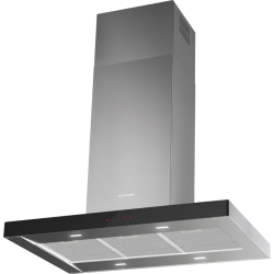 Вытяжка Faber/ BETTER, STILO GLASS SMART ISOLA A90, островная, Т-образная, 90 см, 710 м3/ч, электронное управление, LED освещение, цвет нержавеющая сталь + стекло