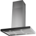 Вытяжка Faber/ BETTER, STILO GLASS SMART ISOLA A90, островная, Т-образная, 90 см, 710 м3/ч, электронное управление, LED освещение, цвет нержавеющая сталь + стекло