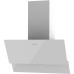 Наклонная вытяжка, 60 см, электронное управление, сенсорная панель, 3 скорости работы, производительность 950 м3/ч, белый, металл, стекло, 600х340х380-607 мм.