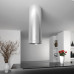 Вытяжка FALMEC POLAR/LIGHT IS. STEEL 35, серия Design+, 35 см, островная, потолочная, электронное/кнопочное управление, светодиодное освещение, 4 скорости, отвод/циркуляция, макс. производительность 800 м3/ч, угольный фильтр в комплекте, возможность работ