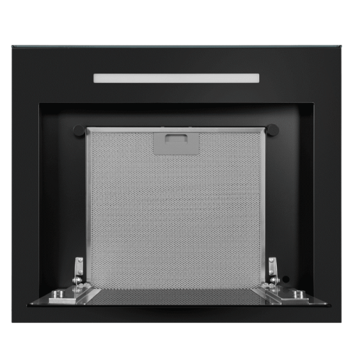 Кухонная вытяжка, Т-образная, потолочная, сенсорное управление, таймер, 1150 м3/ч, уровень шума 54 дБ, цвет черный