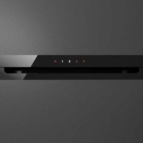 Наклонная вытяжка Kuppersberg/ Наклонная вытяжка Kuppersberg, 60 см, High-Tech, таймер, периметральное всасывание, обратный клапан, сенсорное управление, 3 скорости + турборежим, макс. Производительность 1180 м3/ч, уровень шума 56 дБ, цвет черный