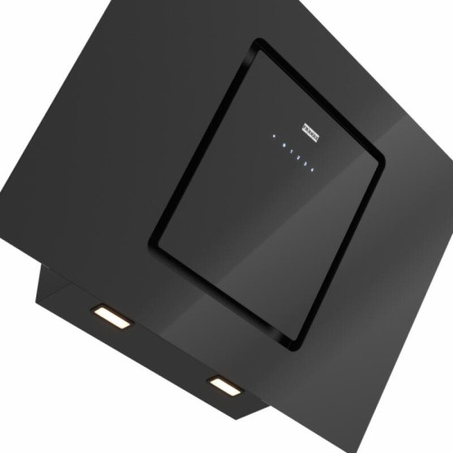 Вытяжка Franke/ BEST, Вытяжка Franke MELODY 90 BK, 90 см, наклонная, сенсорное управление, LED освещение, 3 скорости, 1000 м3/ч, таймер, пульт ДУ, цвет черный