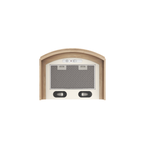 GOOD, Кухонная вытяжка ELIKOR Ротонда 60П-650-П3Л бежевый/дуб неокр.съемное