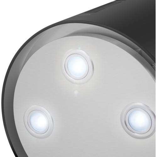 Вытяжка MAUNFELD LEE ISLA (sensor) 39 Black черный, островная, потолочная, 1000 м3/ч, 4 скорости, сенсорное управление, таймер, уровень шума 52 дБ, цвет черный