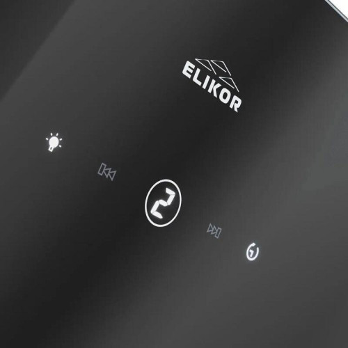 GOOD, Кухонная вытяжка ELIKOR КВ RISE 60 BK, наклонная, черный, 60 см, 750 м3/ч