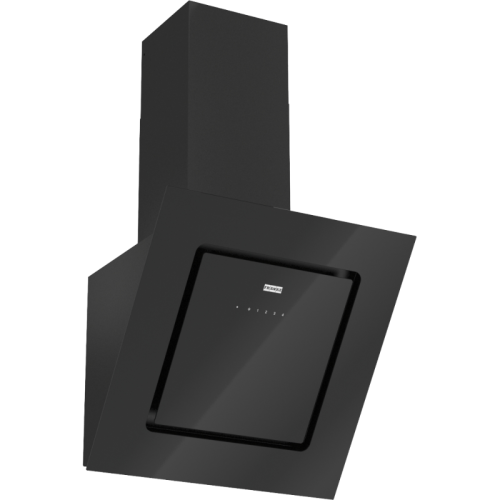 Вытяжка Franke/ BEST, Вытяжка Franke MELODY 60 BK, 60 см, наклонная, сенсорное управление, LED освещение, 3 скорости, 1000 м3/ч, таймер, пульт ДУ, цвет черный