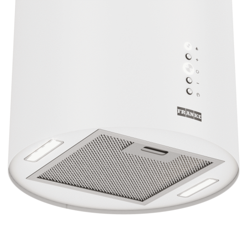 Вытяжка Franke/ Best, Цилиндрическая островная вытяжка REEF 35 WH, 35 см, 750 м3/ч, электронное управление, LED освещение, 66 дБ, Угольный фильтр Ф-10 (опция), цвет белый Вытяжка Franke/ Best, Цилиндрическая островная вытяжка REEF 35 WH, 35 см, 750 м3/ч, электронное управление, LED освещение, 66 дБ, Угольный фильтр Ф-10 (опция), цвет белый