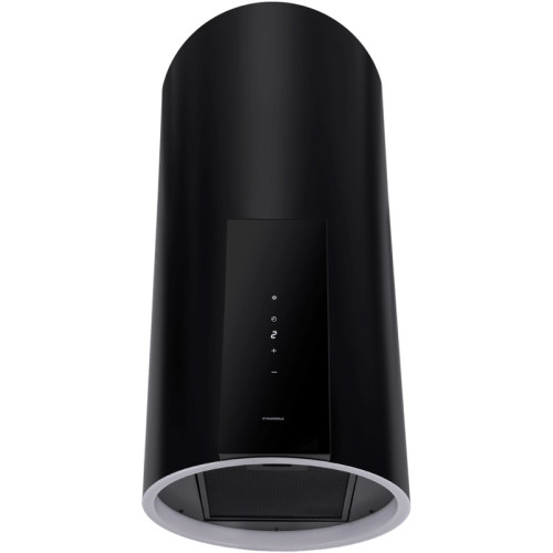 Нстенная, 1270 м3/ч, 38 см, 4 скорости, сенсорное управление, таймер, 52 дБ, цвет: черный