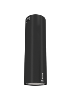 Вытяжка Franke/ Best, Цилиндрическая островная вытяжка REEF 35 BK, 35 см, 750 м3/ч, электронное управление, LED освещение, 66 дБ, Угольный фильтр Ф-10 (опция), цвет черный