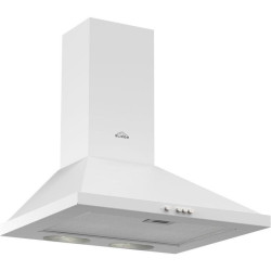 Вытяжка каминная Elikor Оптима 60П-400-П3Л белый управление: кнопочное (1 мотор)