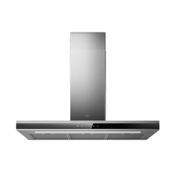 Вытяжка ELICA/ Вытяжка ELICA, 90 см, Т-образная, LED освещение, сенсорное управление, таймер с автовыключением, 3 скорости, индикация насыщения фильтра, цвет нержавеющая сталь/черный