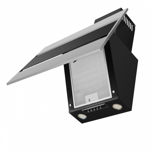 ВЫТЯЖКА MAUNFELD/ Кухонная вытяжка BRIDGE 60 INOX Glass Black , Тип: подвесная, Цвет: нержавеющая сталь/черное стекло, Управление: кнопочное, Ширина, мм: 600, Полная потребляемая мощность, Вт: 190 Количество скоростей: 3 Максимальная производительность, м