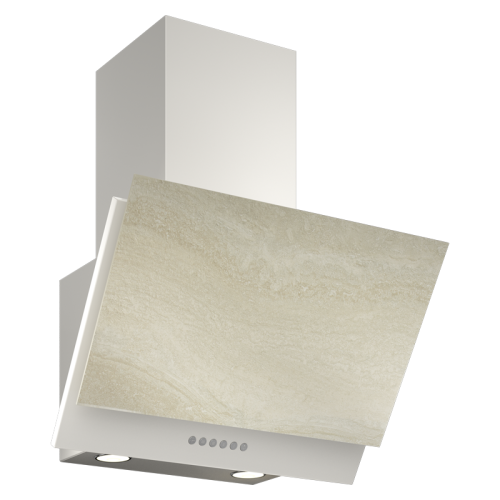 Retail&Kitchen, BEST, Кухонная вытяжка ELIKOR Рубин Ceramics S4 90П-700-Э4Д, бежевый1013/бежевый травертин керамогранит