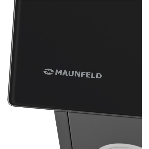 Кухонная вытяжка MAUNFELD/ Кухонная вытяжка MAUNFELD Medway 60, наклонная, сенсорное управление, таймер, дисплей, 1000 м3/ч, энергоэффективность В, уровень шума 54 дБ, цвет черный/вставка сатин