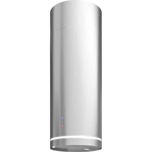 Вытяжка FALMEC POLAR/LIGHT IS. STEEL 35, серия Design+, 35 см, островная, потолочная, электронное/кнопочное управление, светодиодное освещение, 4 скорости, отвод/циркуляция, макс. производительность 800 м3/ч, угольный фильтр в комплекте, возможность работ