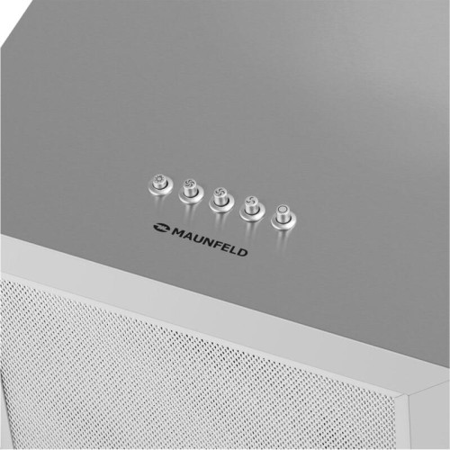 Вытяжка/ Кухонная вытяжка MAUNFELD BOX Push 40 Inox, настенная, механическое управление, 1000 м3/ч, 3 скорости, уровень шума 60 дБ, цвет нержавеющая сталь